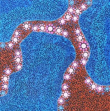 Kapi Piti Waterholes by Andrew Tjupurrula Highfold