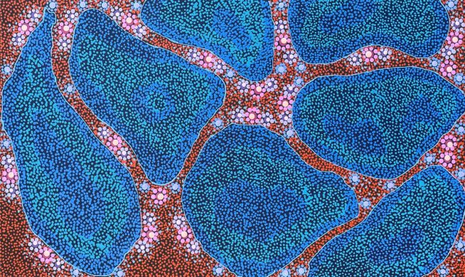 Kapi Piti Waterholes by Andrew Tjupurrula Highfold