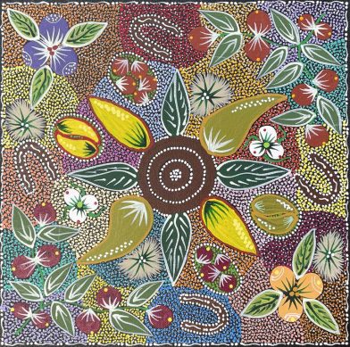 Women Collecting Imuna- Bush Food by Tanya Price Nangala