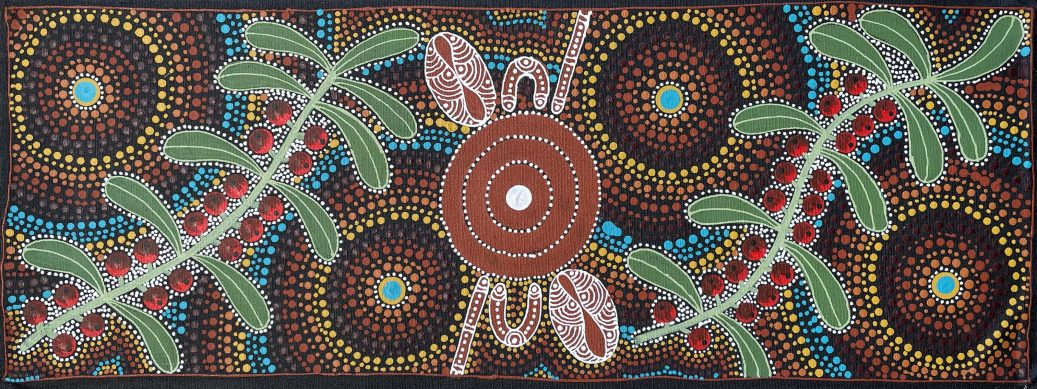 Woman picking Wild Berries by Marie Ryder