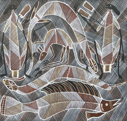 Dreamtime Spirits by Edward Blitner