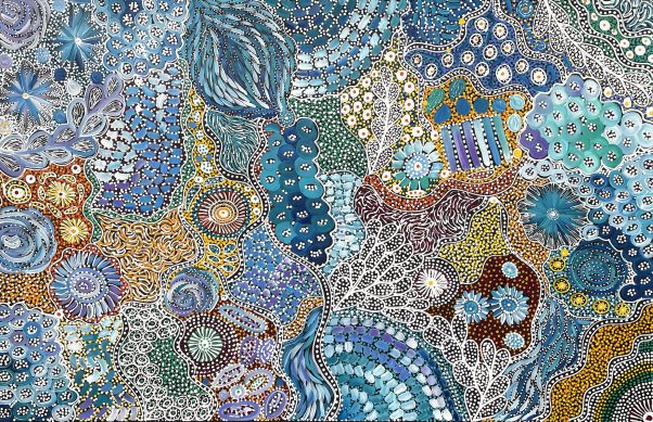 Bush Yam – My Country by Janet Golder Kngwarreye