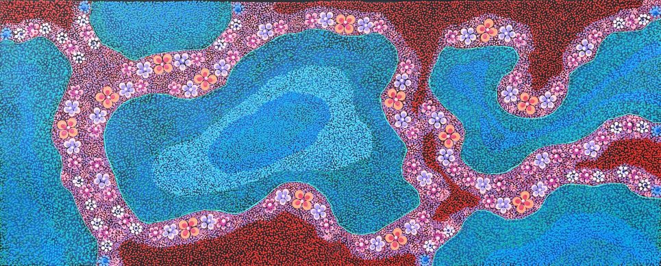 Kapi Piti Waterholes by Andrew Tjupurrula Highfold