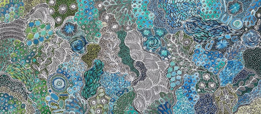 Bush Yam – My Country by Janet Golder Kngwarreye