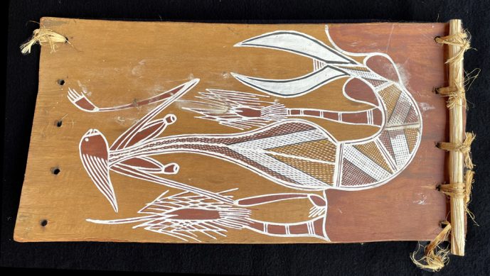 Yawk Yawk by Bark painting - artefact