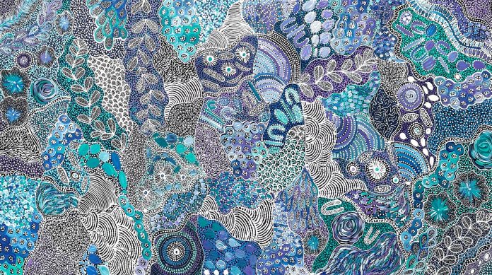 Bush Yam – My Country by Janet Golder Kngwarreye