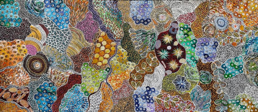 Bush Yam – My Country by Janet Golder Kngwarreye