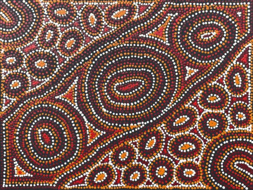 Seven Sisters Dreaming by Michelle Butler Nakamarra