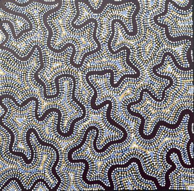Water Dreaming by Kellyanne Nungarrayi Gibson