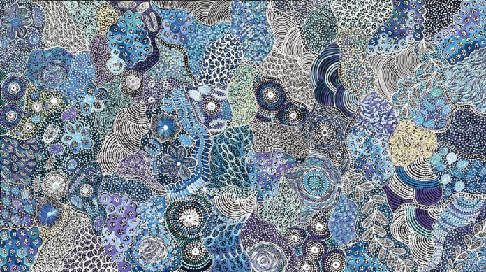 Bush Yam – My Country by Janet Golder Kngwarreye