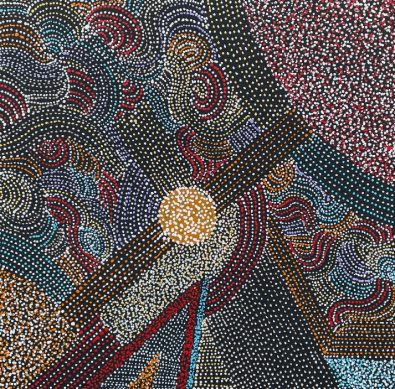 Bush Turkey Dreaming by Abie Loy Kemarre