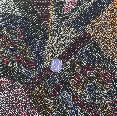 Bush Turkey Dreaming by Abie Loy Kemarre