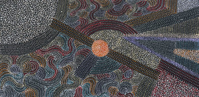 Bush Turkey Dreaming by Abie Loy Kemarre