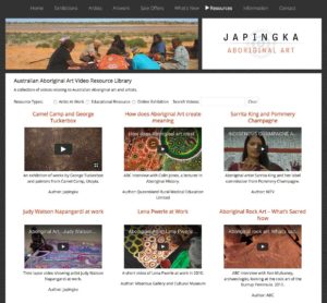 Japingka Aboriginal Art Gallery Video Library