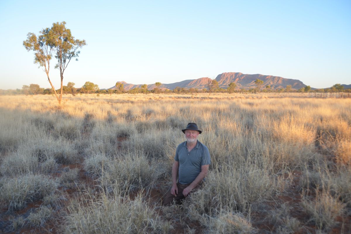 Picture of Author, John Kean, in the Australian Landscape