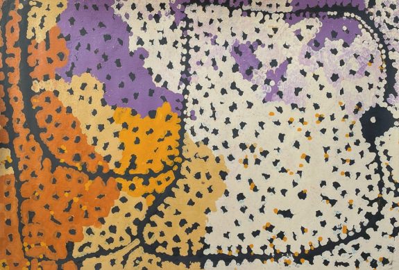 Bush Yam – Caterpillar Dreaming by Lorna Napurrula Fencer