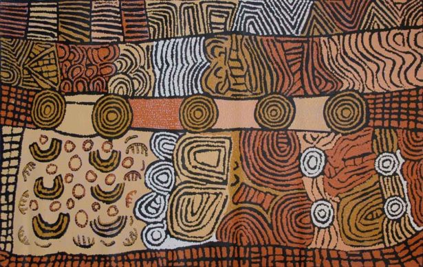Womens Ceremonial Site by Maisie Campbell Napaltjarri