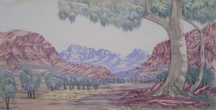 Rwetyepme – Mt Sonder by Hubert Pareroultja