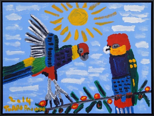 Two Parrots by Turbo Brown