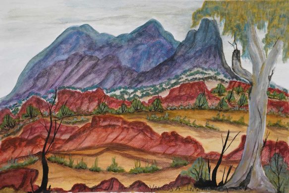Tjoritja – West MacDonnell Ranges by Vanessa Inkamala