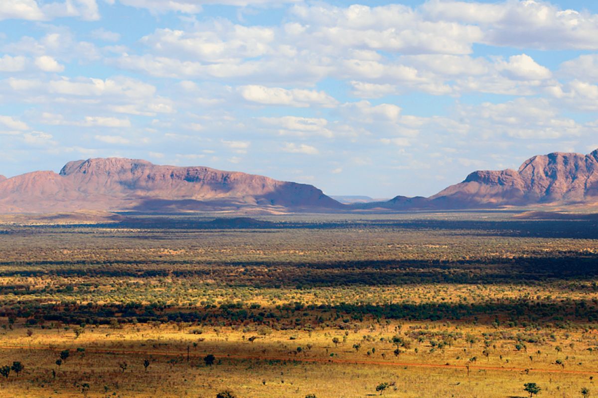 View Of Ulunparru from Warumpi, 2013. Photograph Helen Puckey
