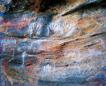 Yamiji Aboriginal Rock Art, at Willi Gulli (Bowes River) Near Horrocks