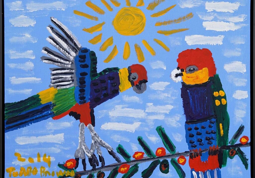 Two Parrots